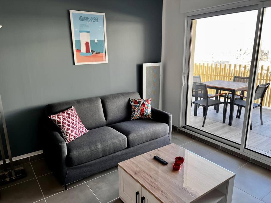 T2 Neuf + Piscine, 5 Mn A Pied Des Plages Sérignan 외부 사진