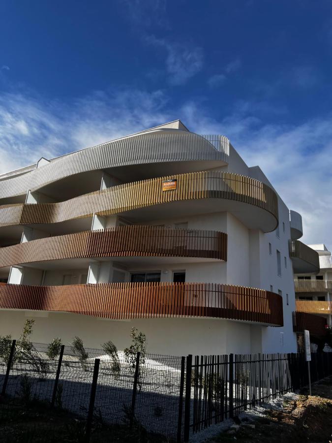 T2 Neuf + Piscine, 5 Mn A Pied Des Plages Sérignan 외부 사진